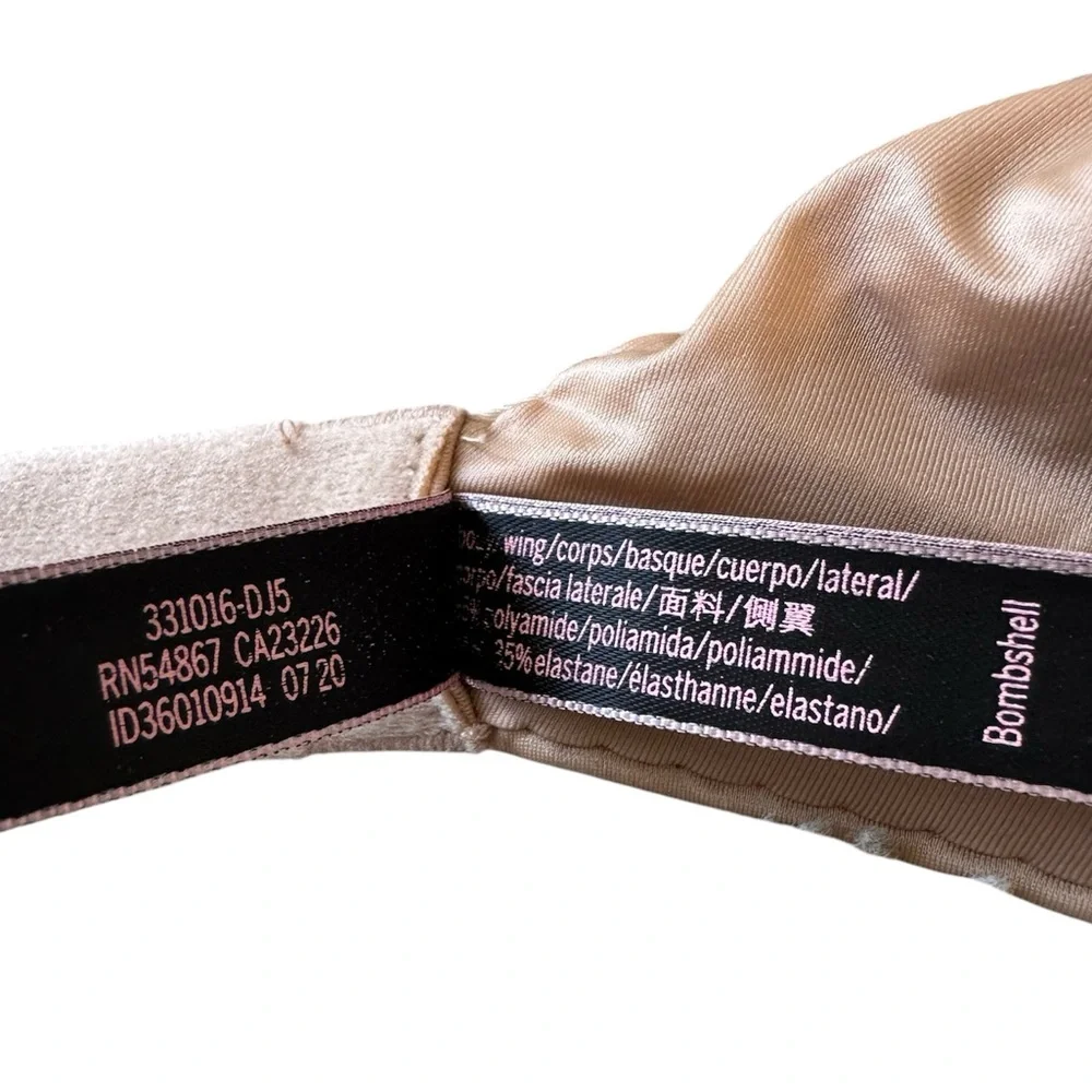 Victoria Secret Bombshell Push Up Plunge Bra  34dd - Picture 4 of 6